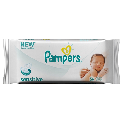 Pampers - Sensitive Babydoekjes 56 stuks - Babystore24.nl